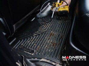 Toyota Tacoma Floor Liners - Front & Rear - Weatherbeater - Crew Cab/ Manual Transmission